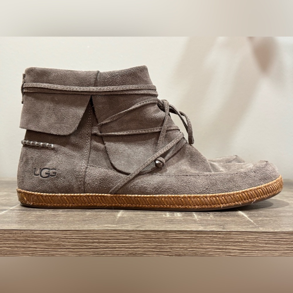 UGG Suede Moccasin Style Bootie